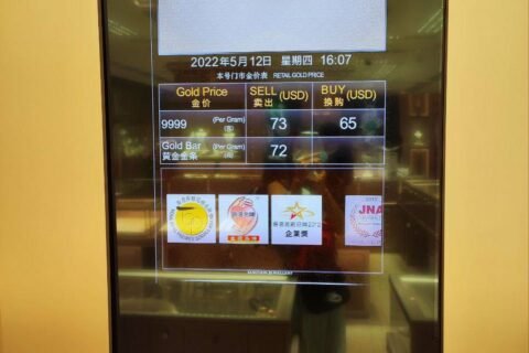 今日六福金价