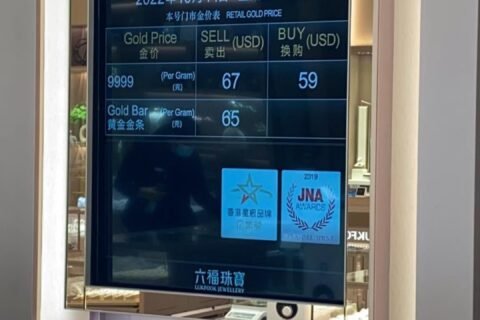 10.11 今日六福金价67美金＄一克